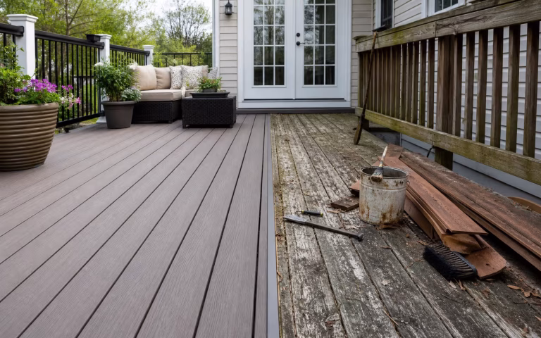 Composite Decking vs. Pressure-Treated Wood Cost per Sq. Ft. (USA Guide)